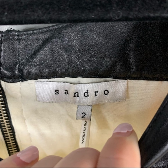 Sandro Paris Crochet Keyhole Dress - Picture 7 of 9